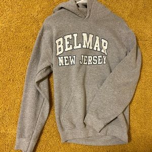 Vintage Apparel Women’s Hoodie Gray “Belmar New Jersey” Size S Small